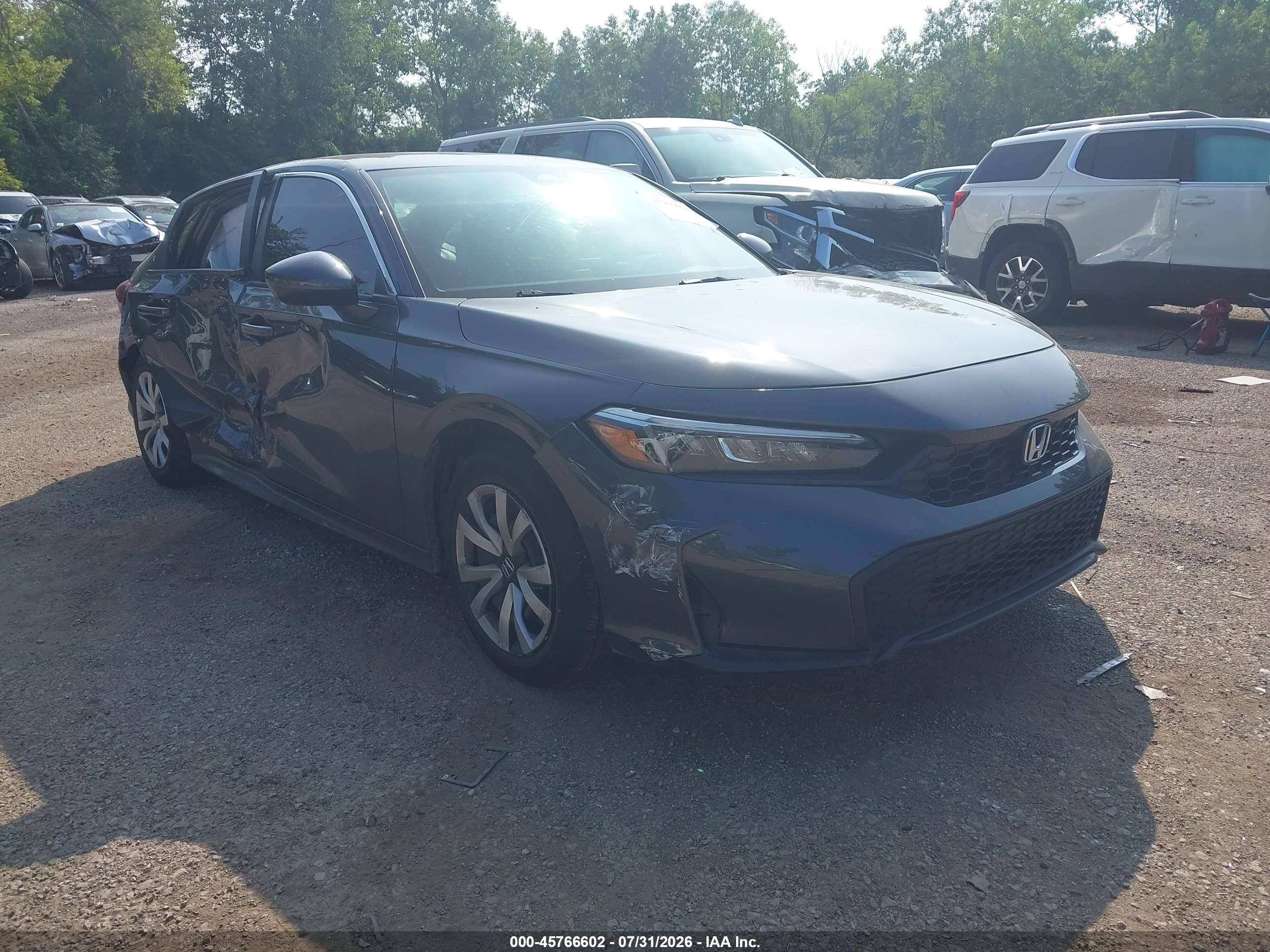 2026 Honda Civic Lx Gray vin: 2HGFE2F2XTH571027
