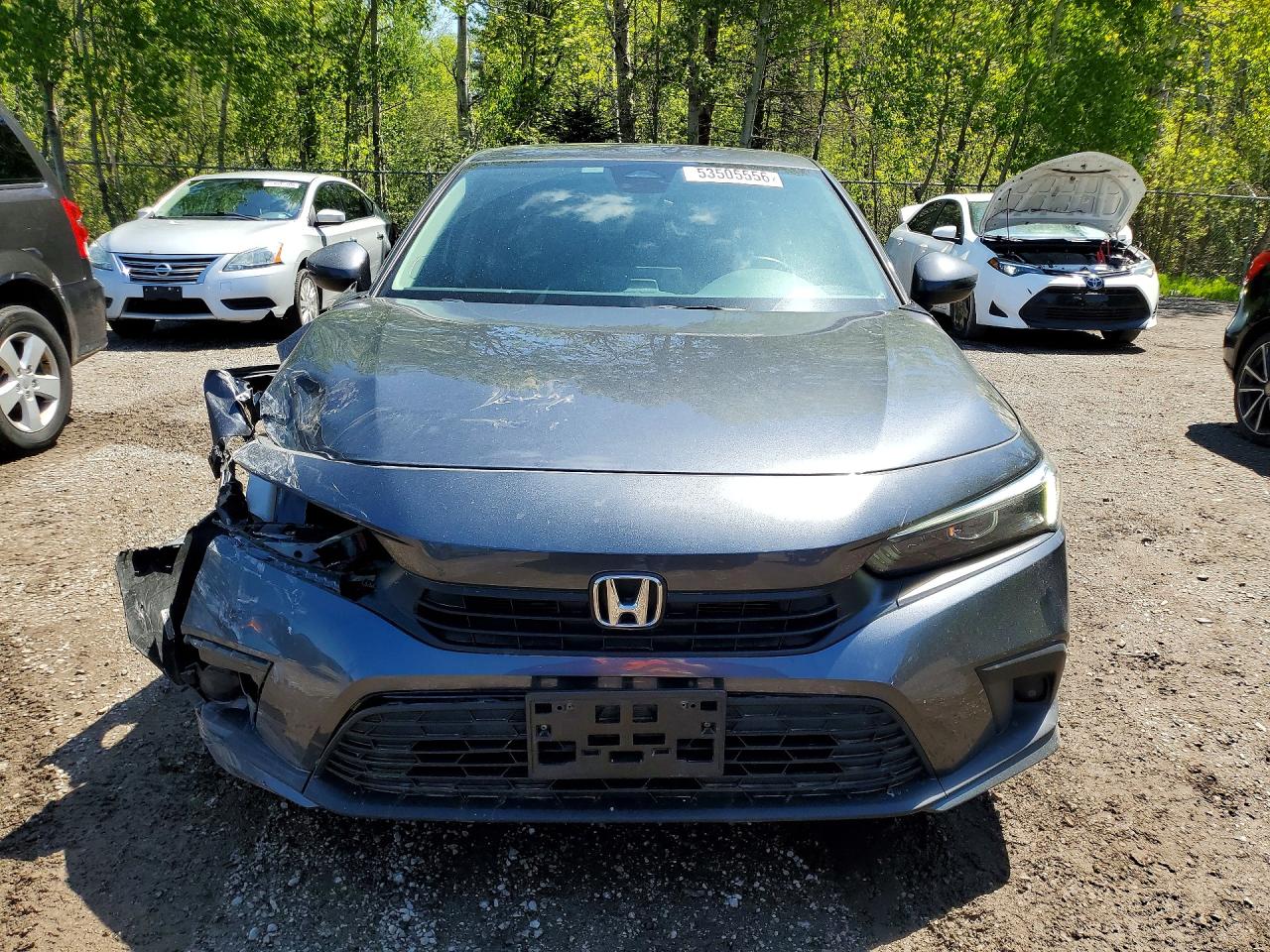2023 Honda Civic Ex Угольный vin: 2HGFE2F31PH109860