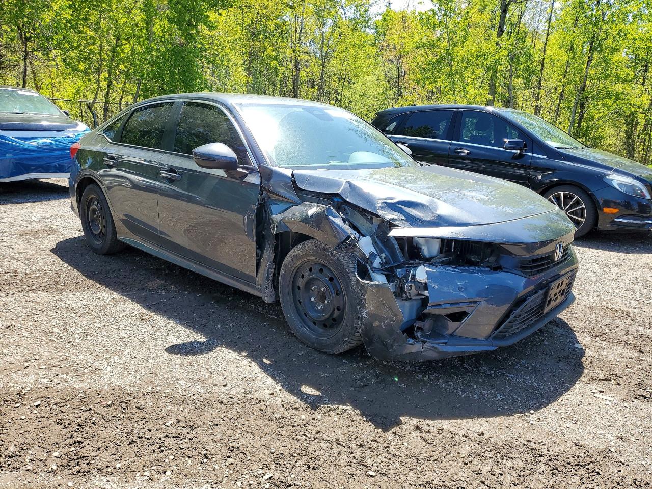 2023 Honda Civic Ex Угольный vin: 2HGFE2F31PH109860
