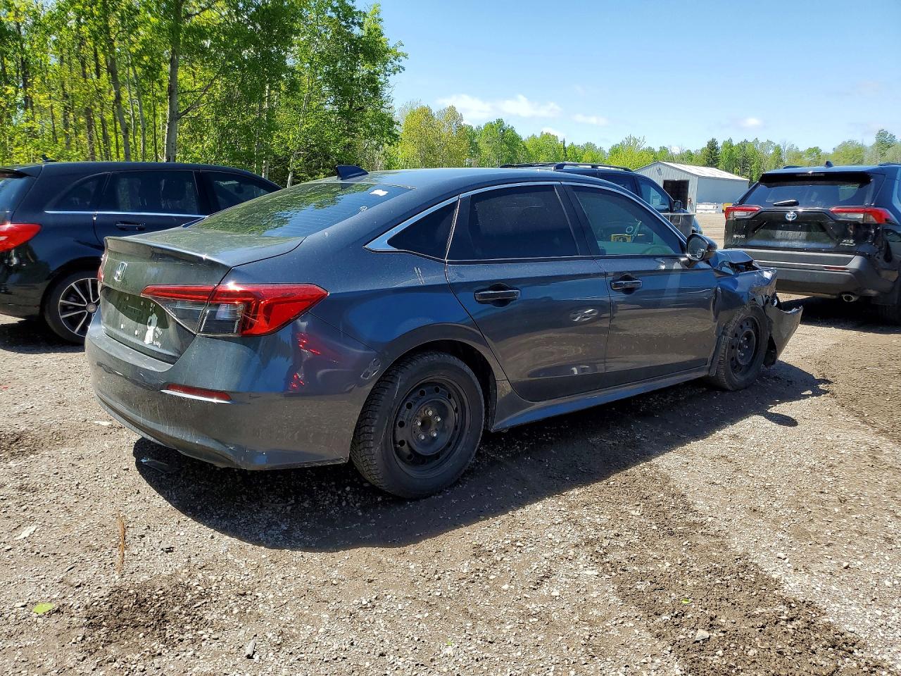 2023 Honda Civic Ex Угольный vin: 2HGFE2F31PH109860