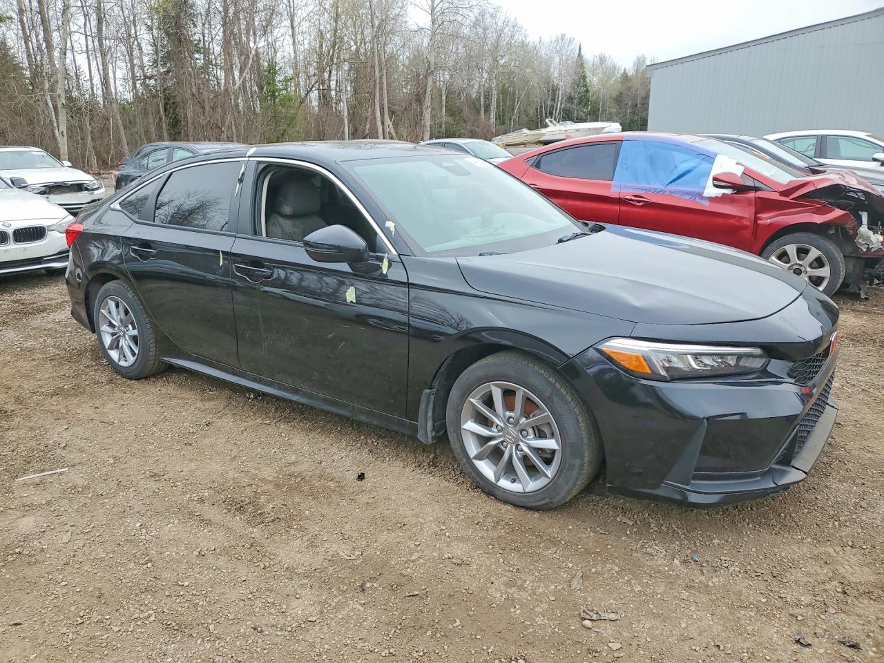 2022 Honda Civic Ex 4dr Black vin: 2HGFE2F33NH126754