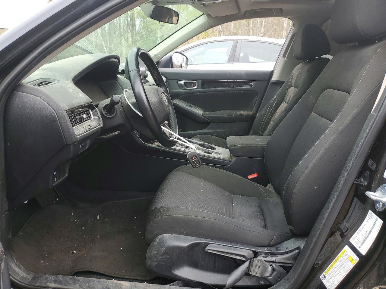 2022 Honda Civic Ex 4dr Black vin: 2HGFE2F33NH126754