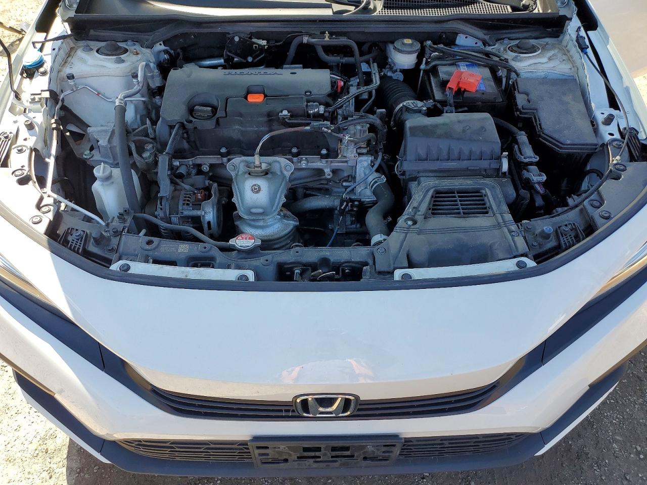 2024 Honda Civic Ex White vin: 2HGFE2F37RH107405