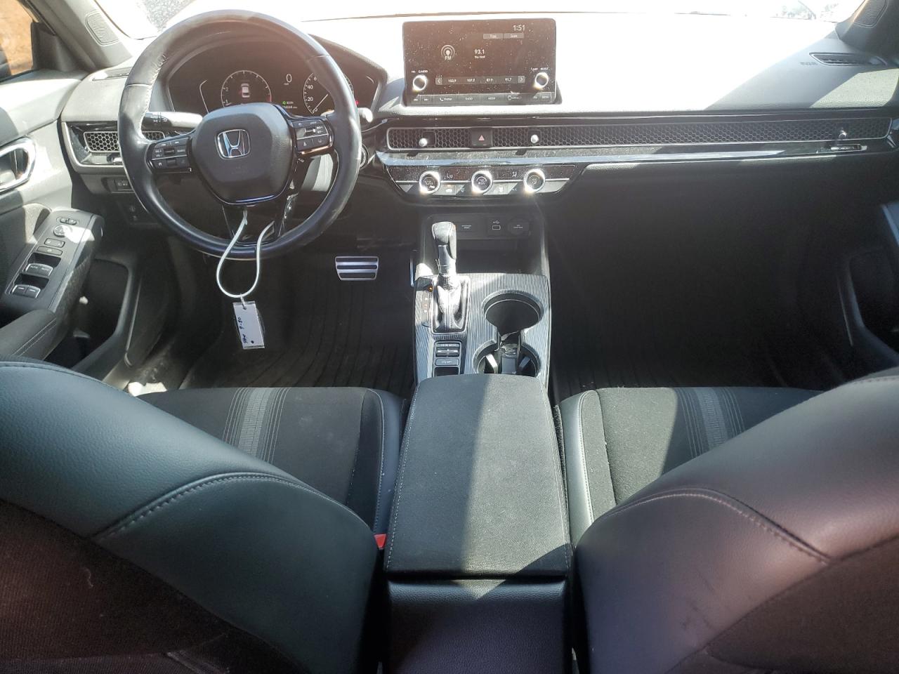 2022 Honda Civic Sport Черный vin: 2HGFE2F50NH521136