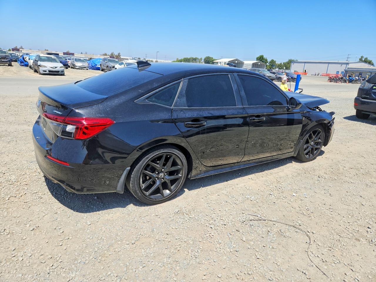 2022 Honda Civic Sport Black vin: 2HGFE2F50NH537157