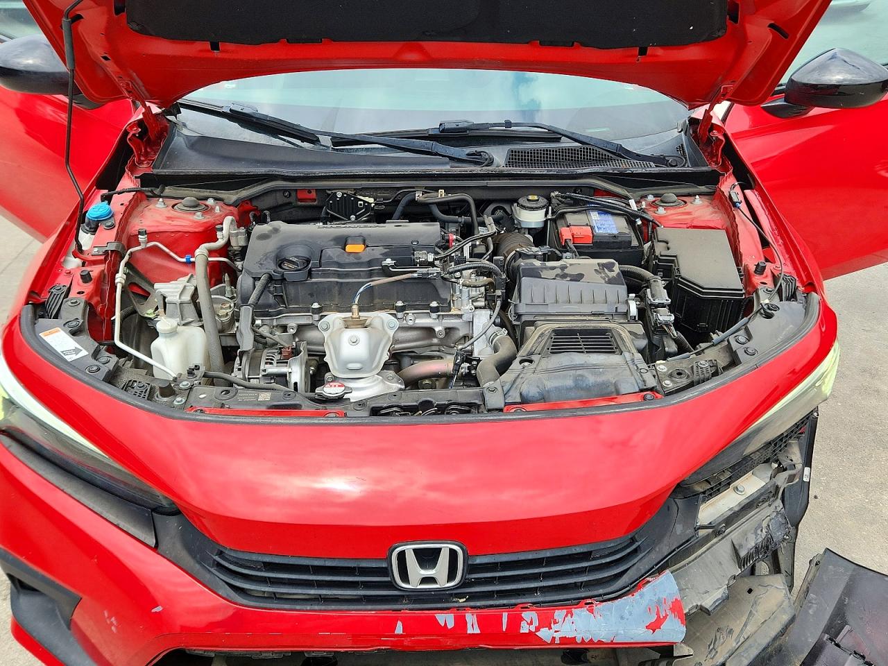 2022 Honda Civic Sport Red vin: 2HGFE2F50NH548966