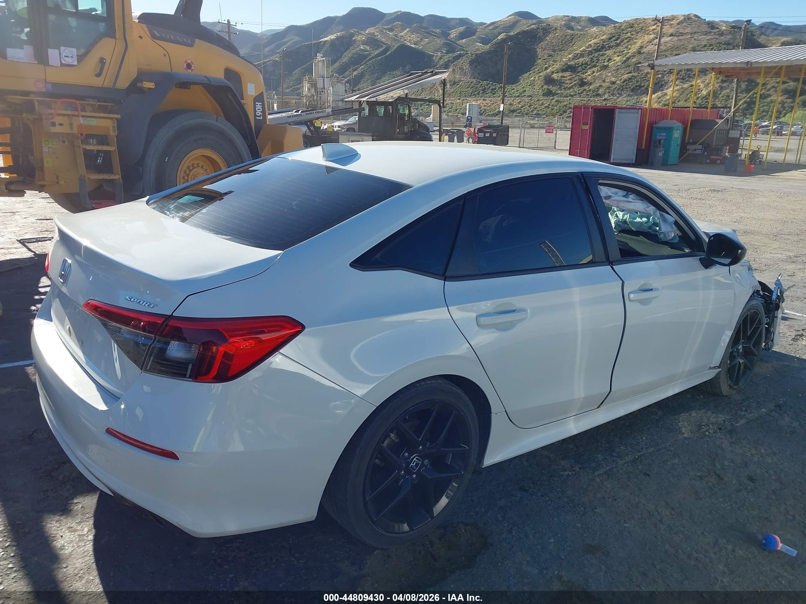 2023 Honda Civic Sport White vin: 2HGFE2F50PH501553