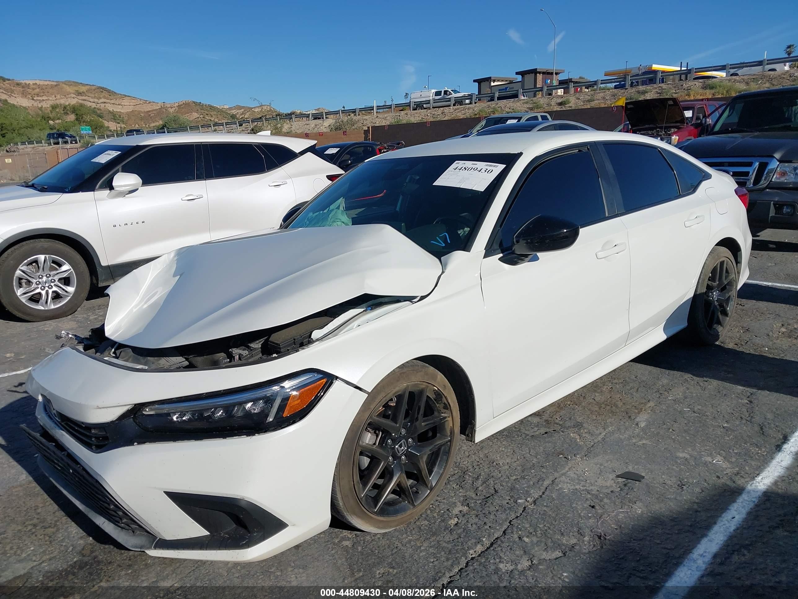 2023 Honda Civic Sport White vin: 2HGFE2F50PH501553