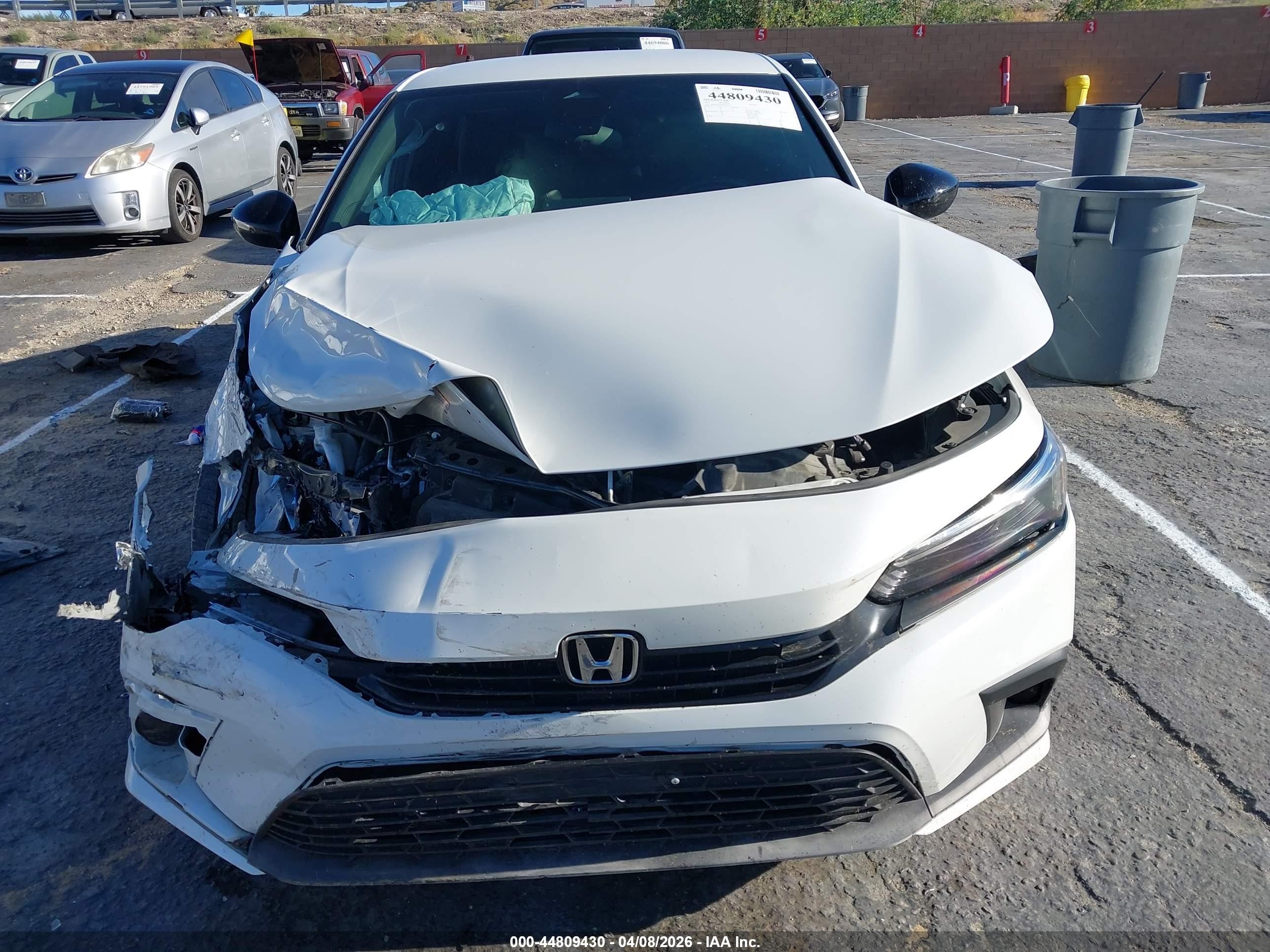 2023 Honda Civic Sport White vin: 2HGFE2F50PH501553