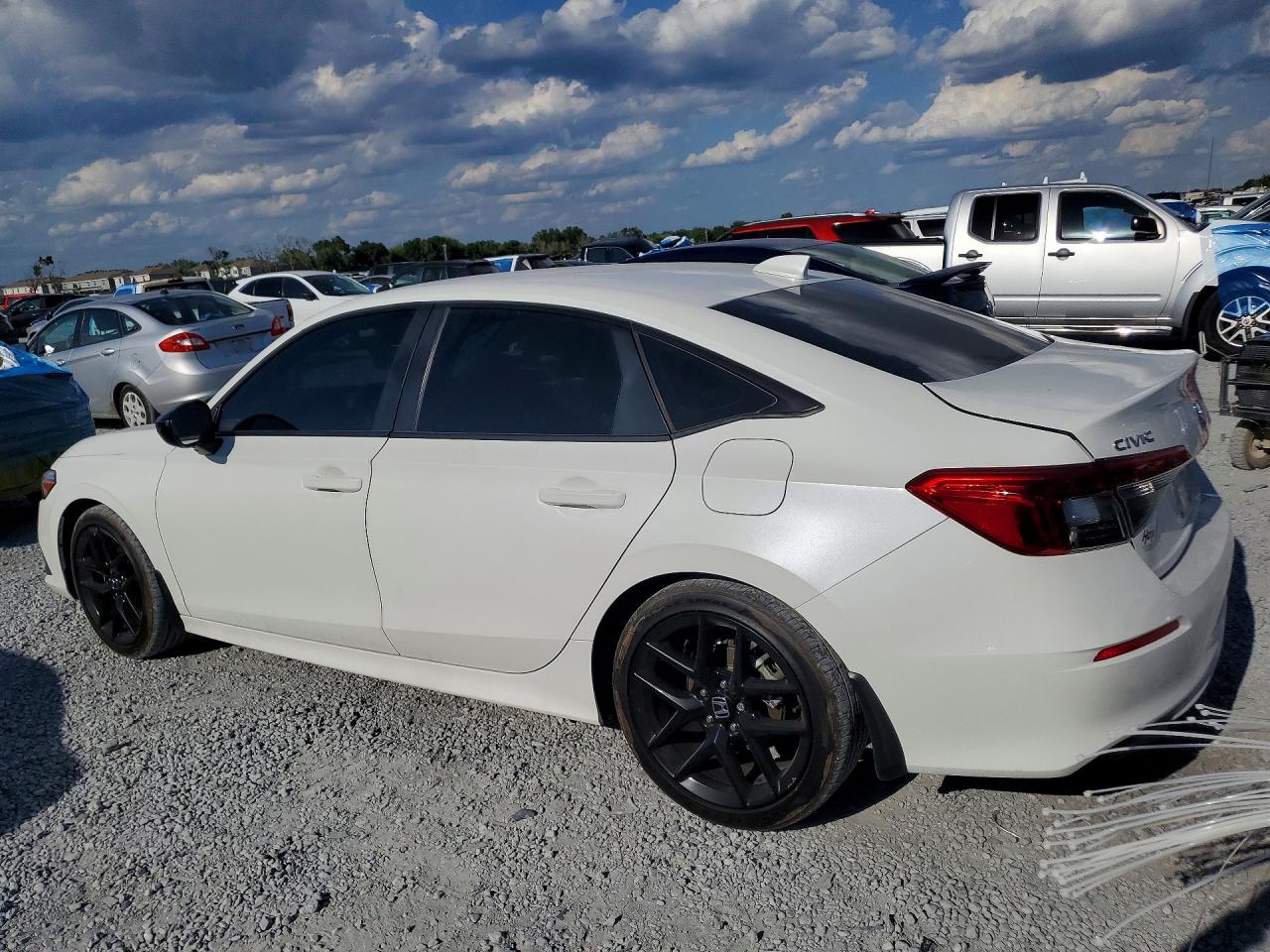2023 Honda Civic Sport Белый vin: 2HGFE2F50PH518028