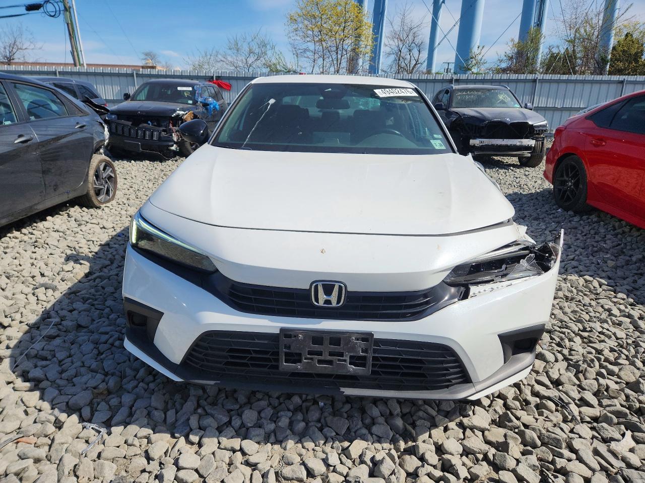 2023 Honda Civic Sport White vin: 2HGFE2F50PH561834