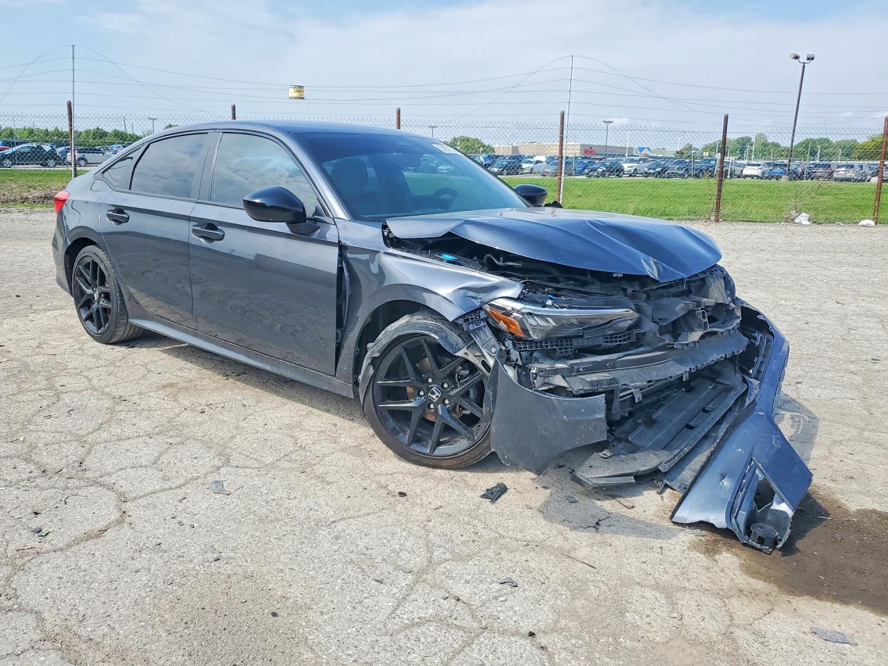 2024 Honda Civic Sport Gray vin: 2HGFE2F50RH512250