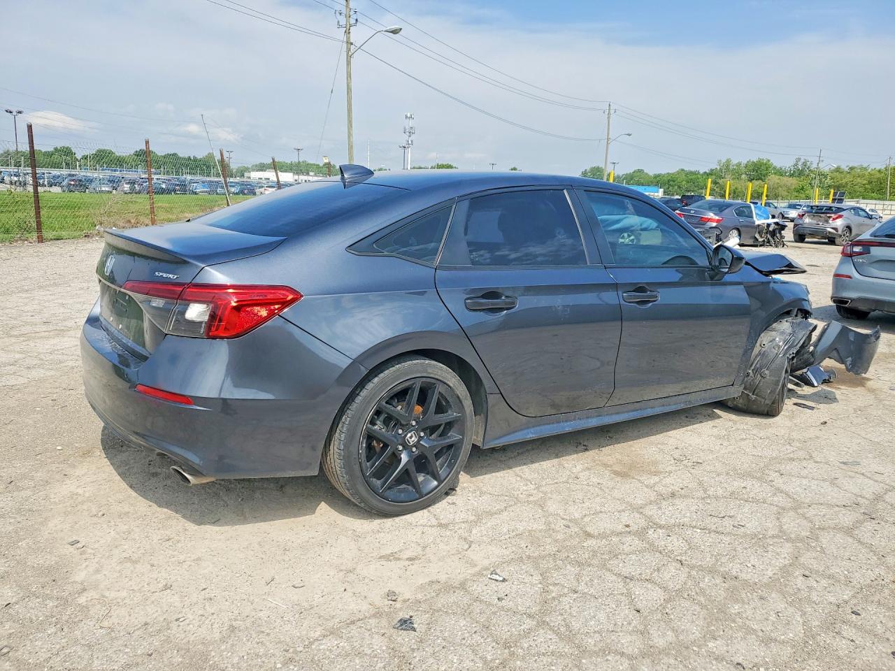 2024 Honda Civic Sport Gray vin: 2HGFE2F50RH512250