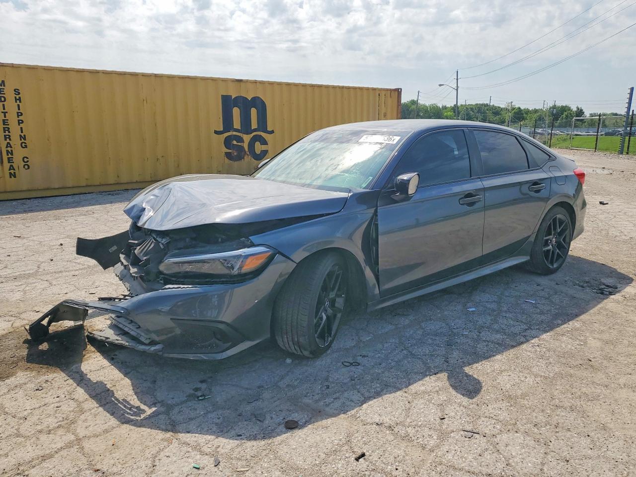 2024 Honda Civic Sport Gray vin: 2HGFE2F50RH512250