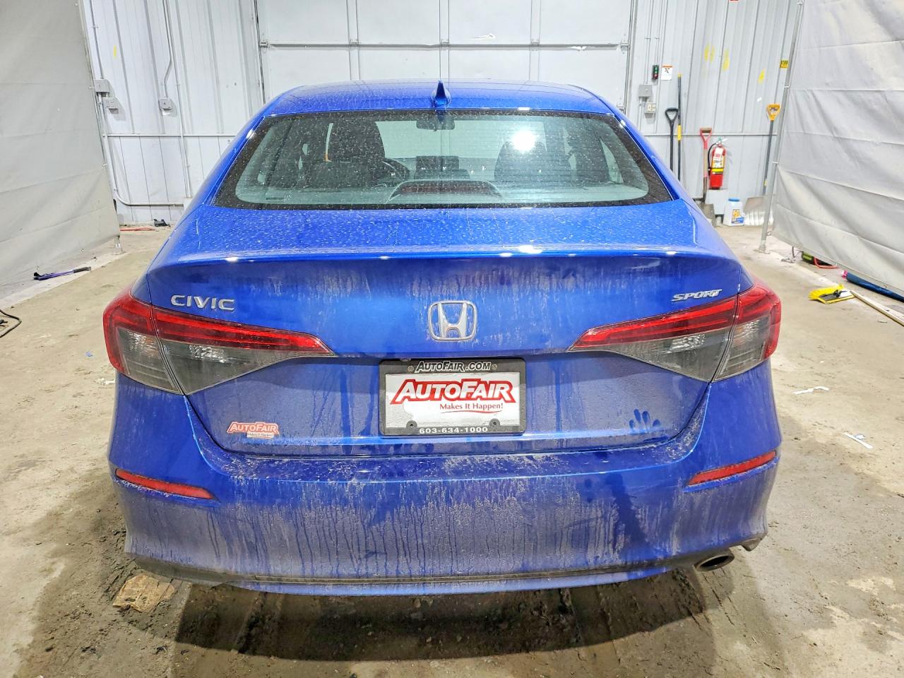 2024 Honda Civic Sport Blue vin: 2HGFE2F50RH520154