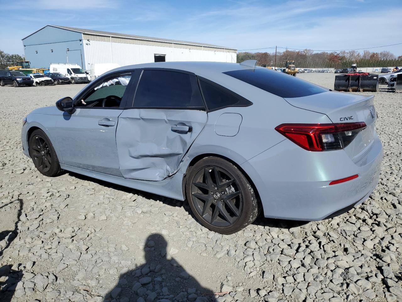 2024 Honda Civic Sport Blue vin: 2HGFE2F50RH561058