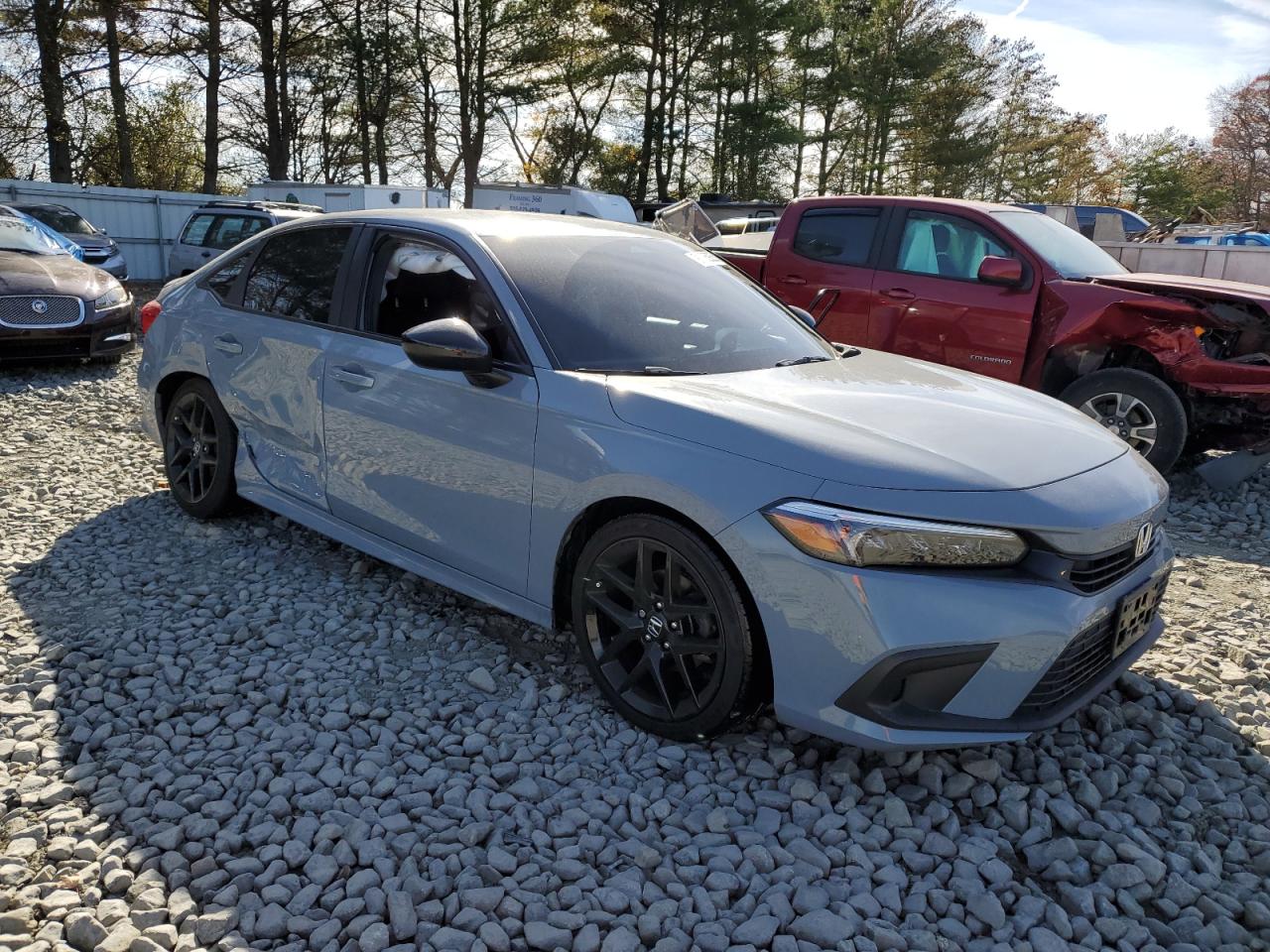 2024 Honda Civic Sport Blue vin: 2HGFE2F50RH561058