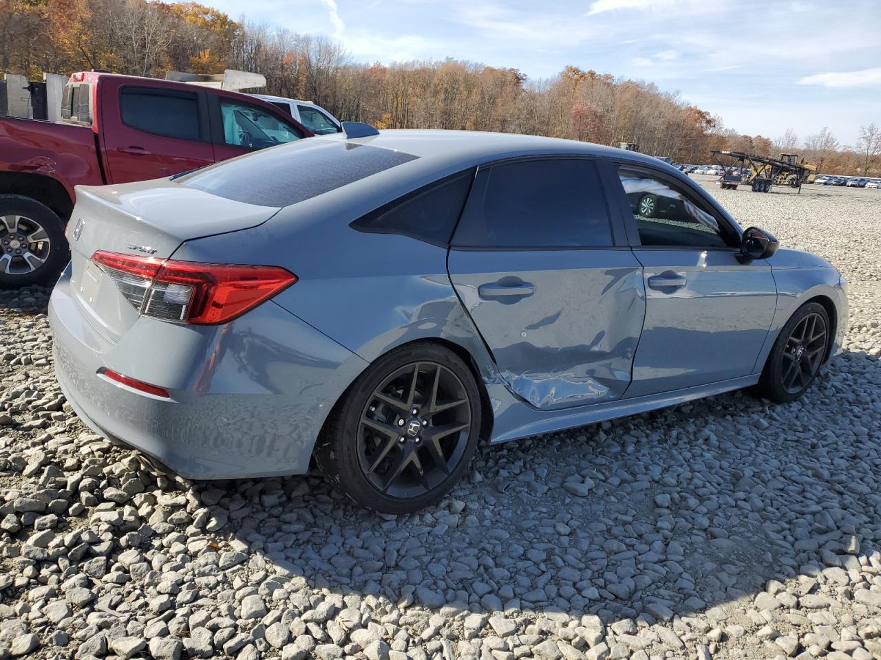 2024 Honda Civic Sport Blue vin: 2HGFE2F50RH561058