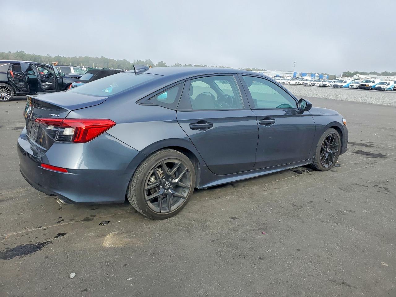2024 Honda Civic Sport Blue vin: 2HGFE2F50RH587370