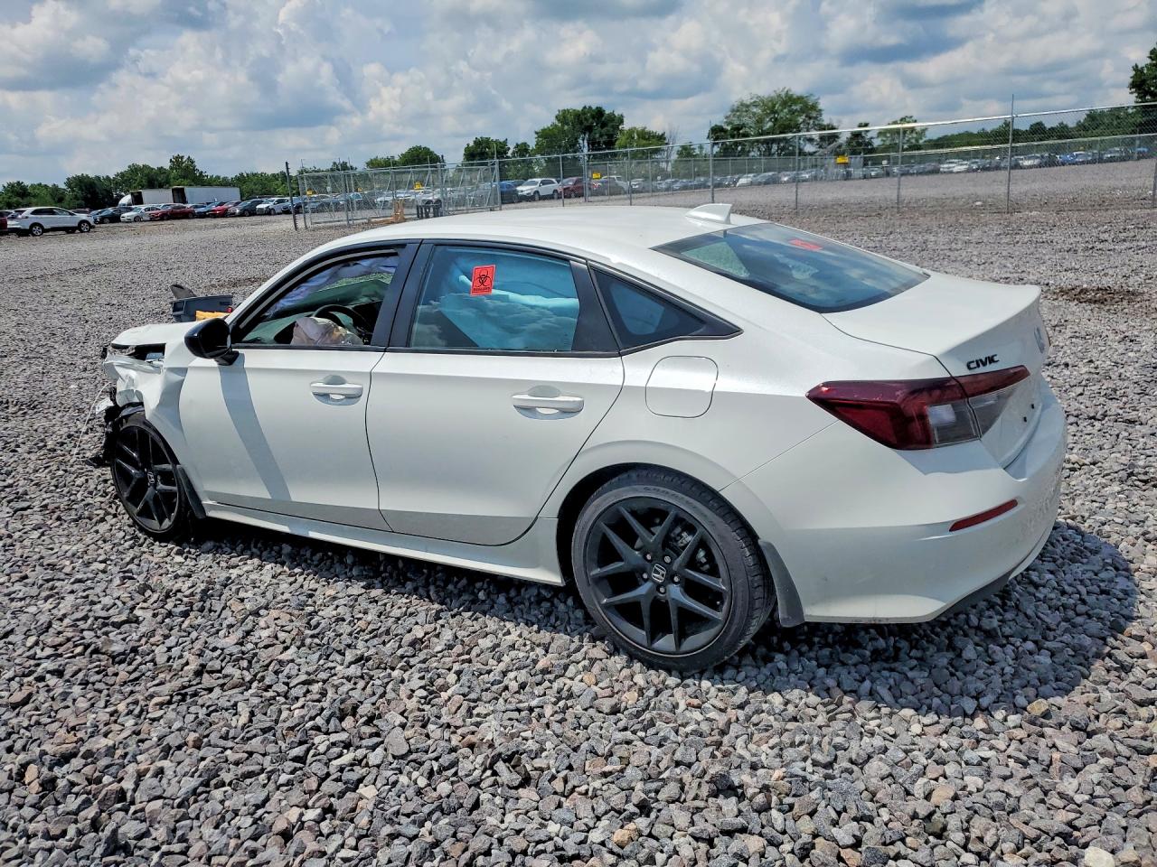 2026 Honda Civic Sport White vin: 2HGFE2F50TH543361