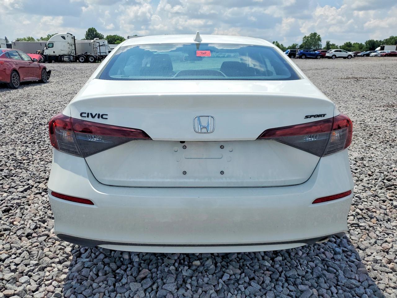 2026 Honda Civic Sport White vin: 2HGFE2F50TH543361