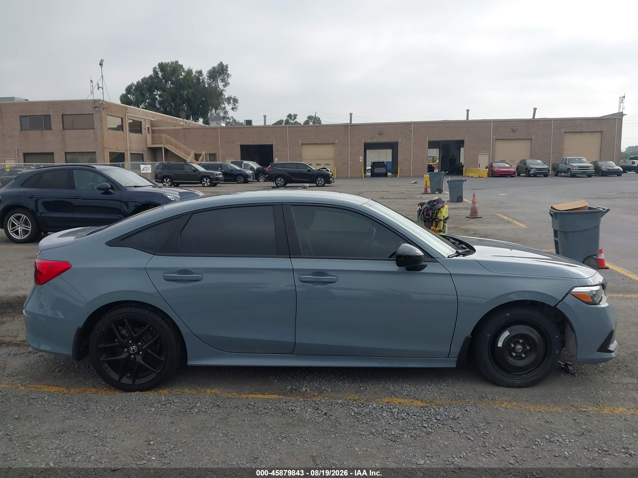 2023 Honda Civic Sport Light Blue vin: 2HGFE2F51PH507135
