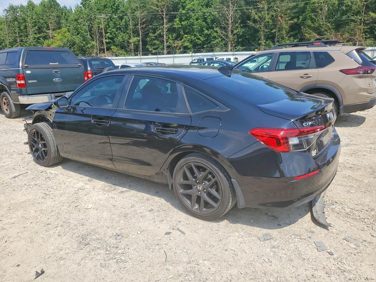 2023 Honda Civic Sport Black vin: 2HGFE2F51PH552267