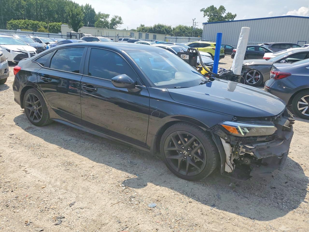 2023 Honda Civic Sport Black vin: 2HGFE2F51PH552267
