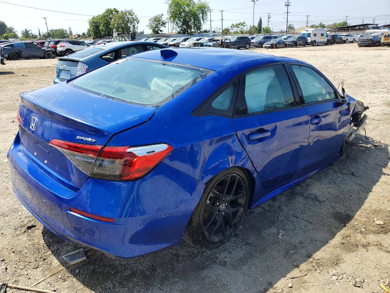 2024 Honda Civic Sport Blue vin: 2HGFE2F51RH506876