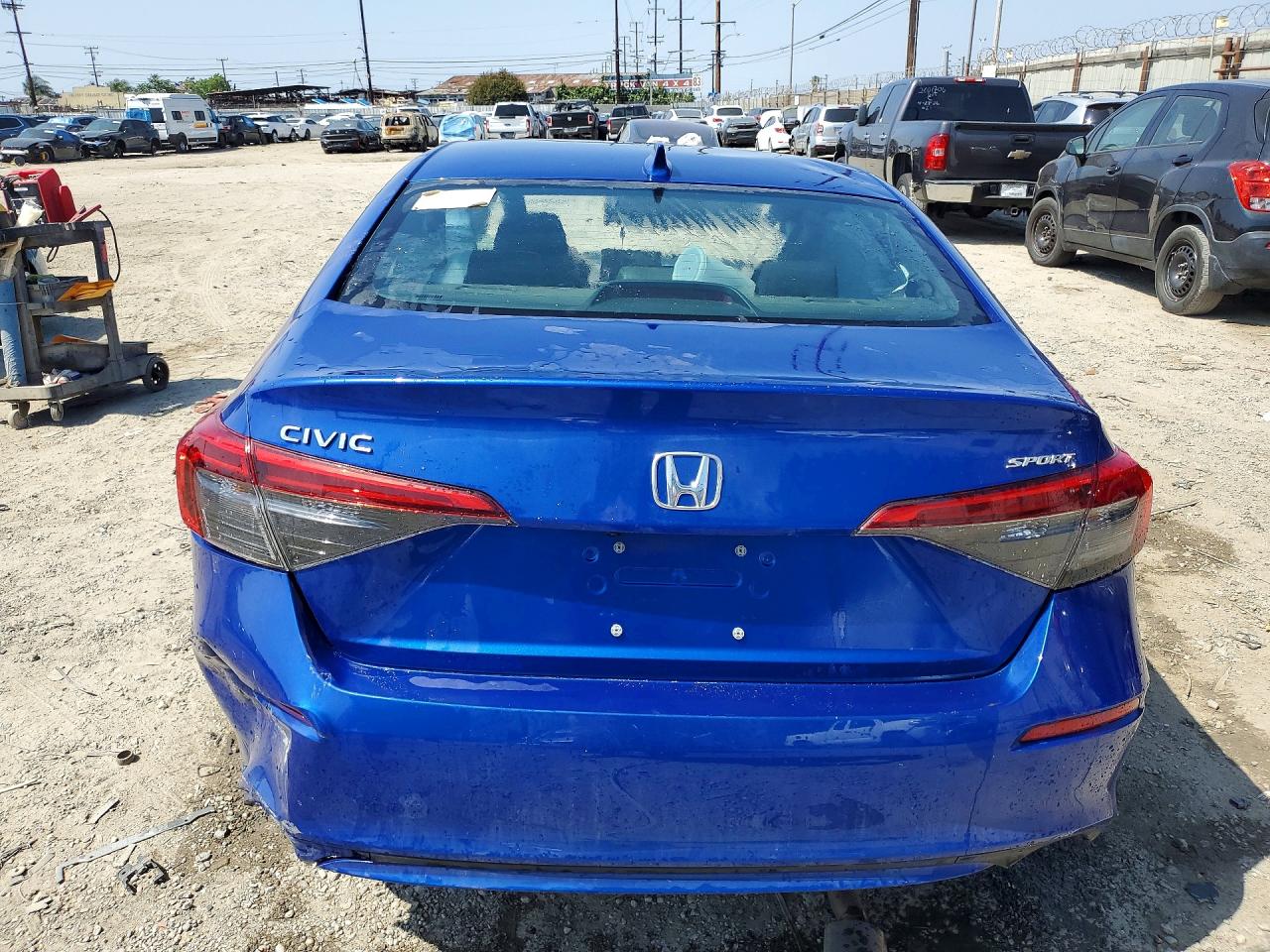 2024 Honda Civic Sport Blue vin: 2HGFE2F51RH506876