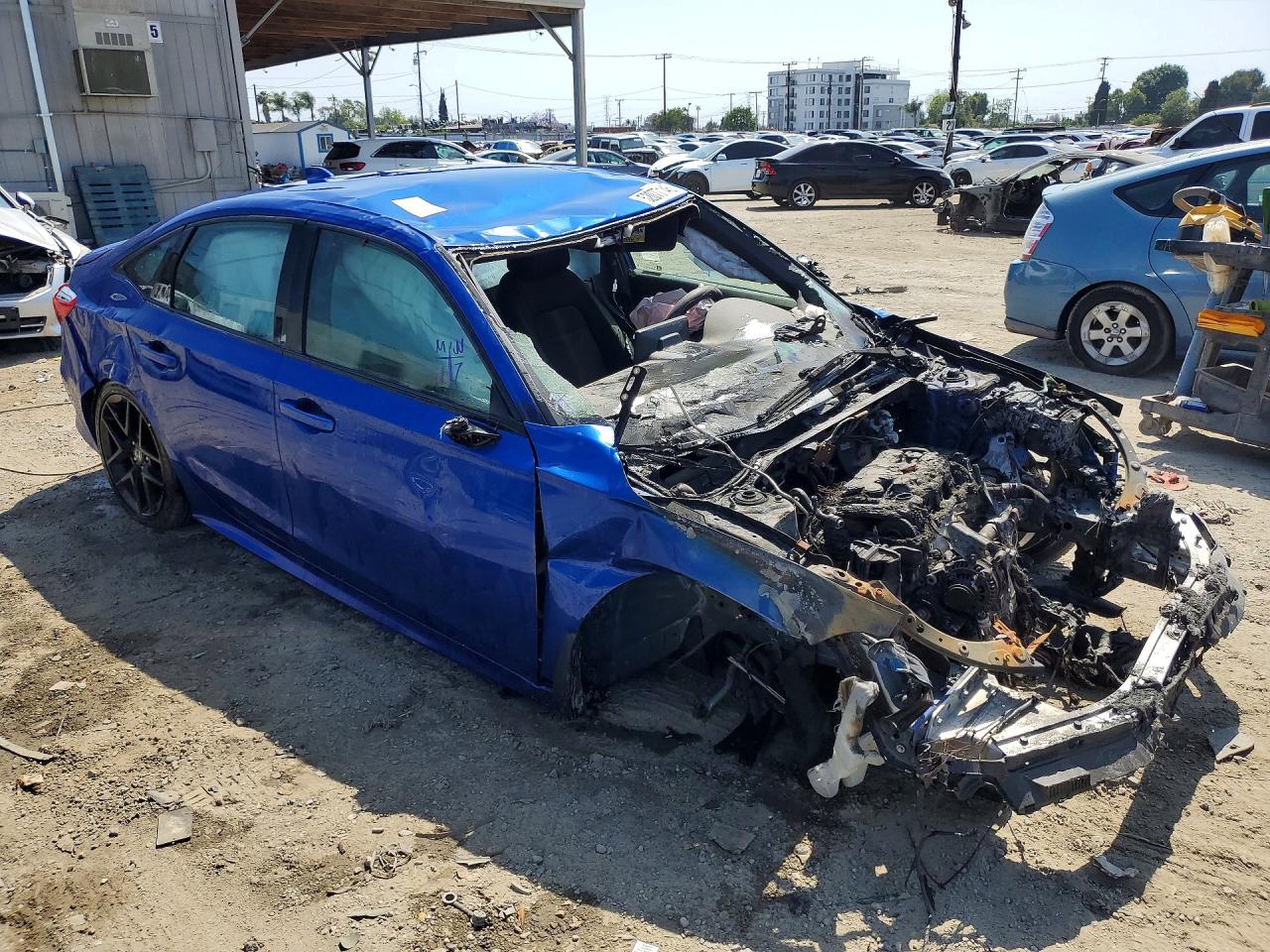 2024 Honda Civic Sport Blue vin: 2HGFE2F51RH506876