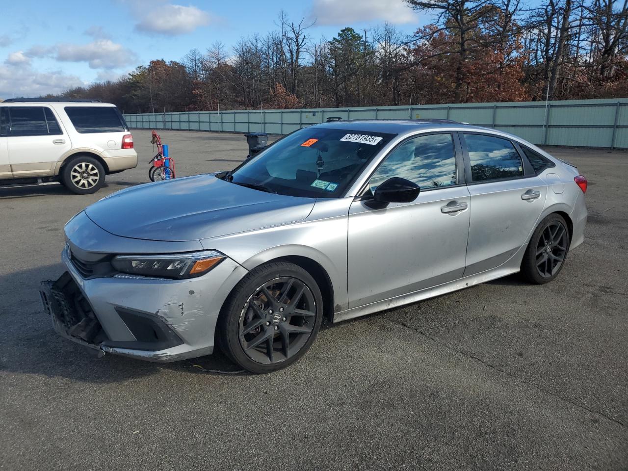 2024 Honda Civic Sport Silver vin: 2HGFE2F51RH523385