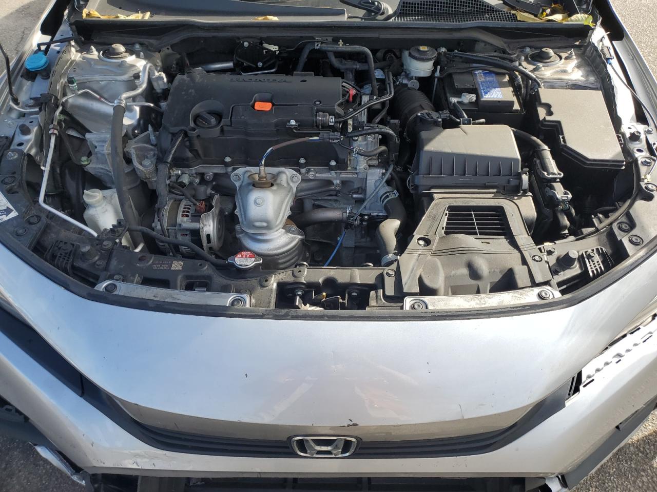 2024 Honda Civic Sport Silver vin: 2HGFE2F51RH523385