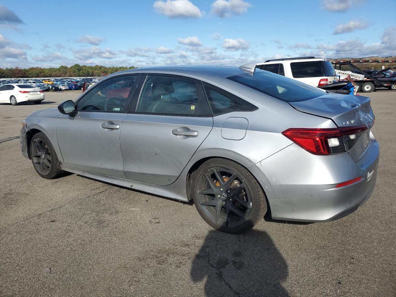 2024 Honda Civic Sport Silver vin: 2HGFE2F51RH523385