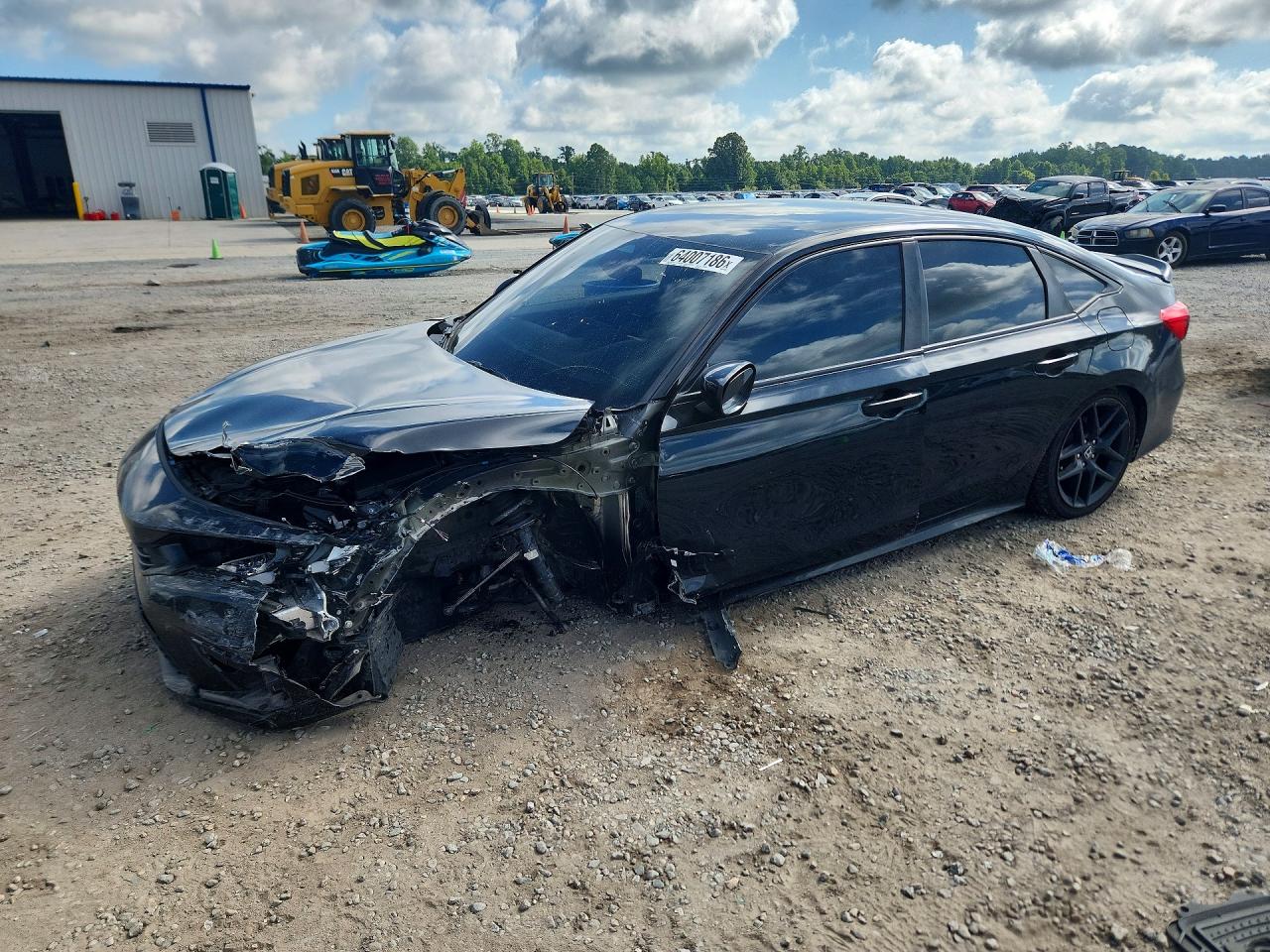2024 Honda Civic Sport Black vin: 2HGFE2F51RH555219