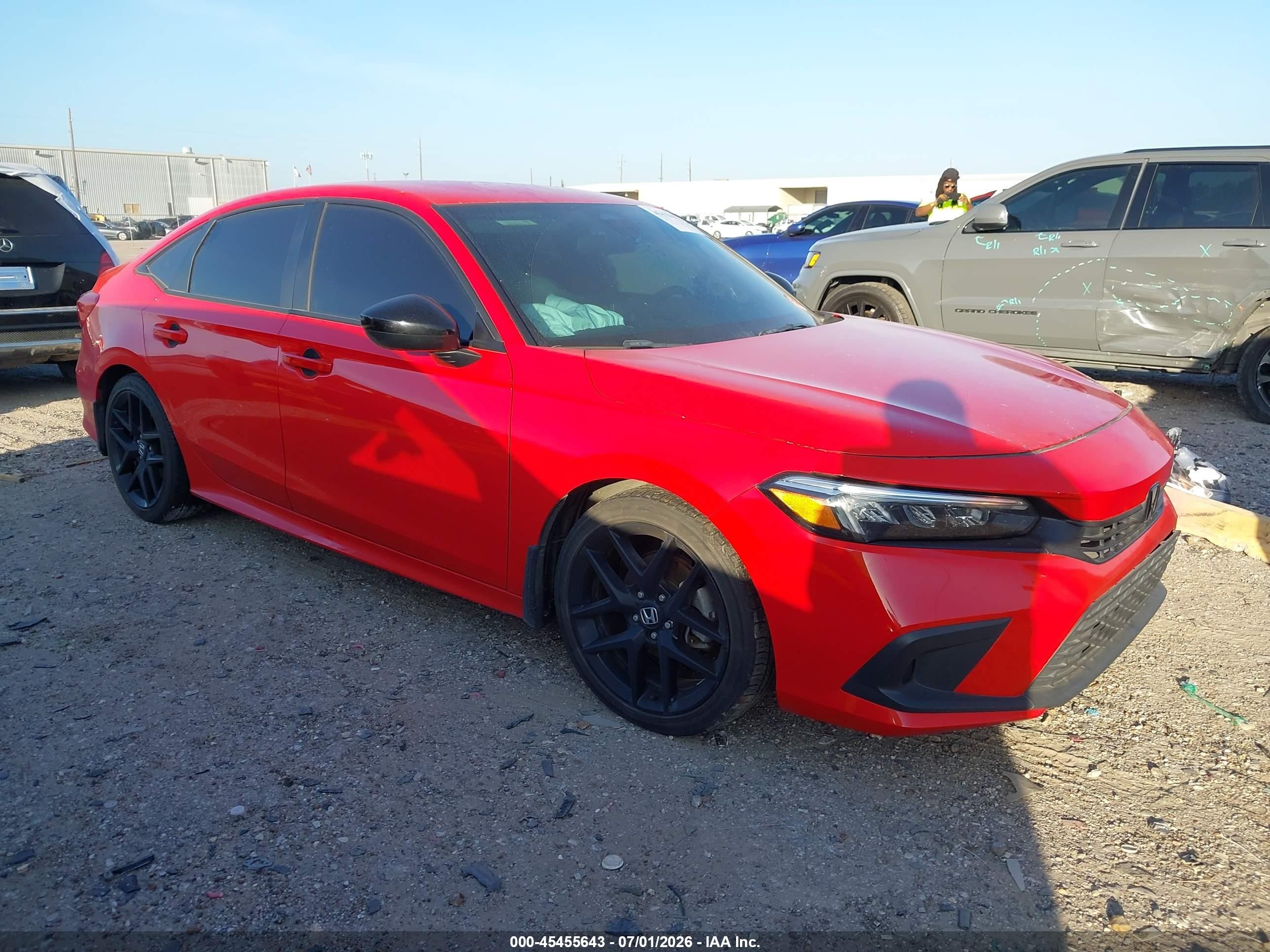 2024 Honda Civic Sport Red vin: 2HGFE2F51RH555740
