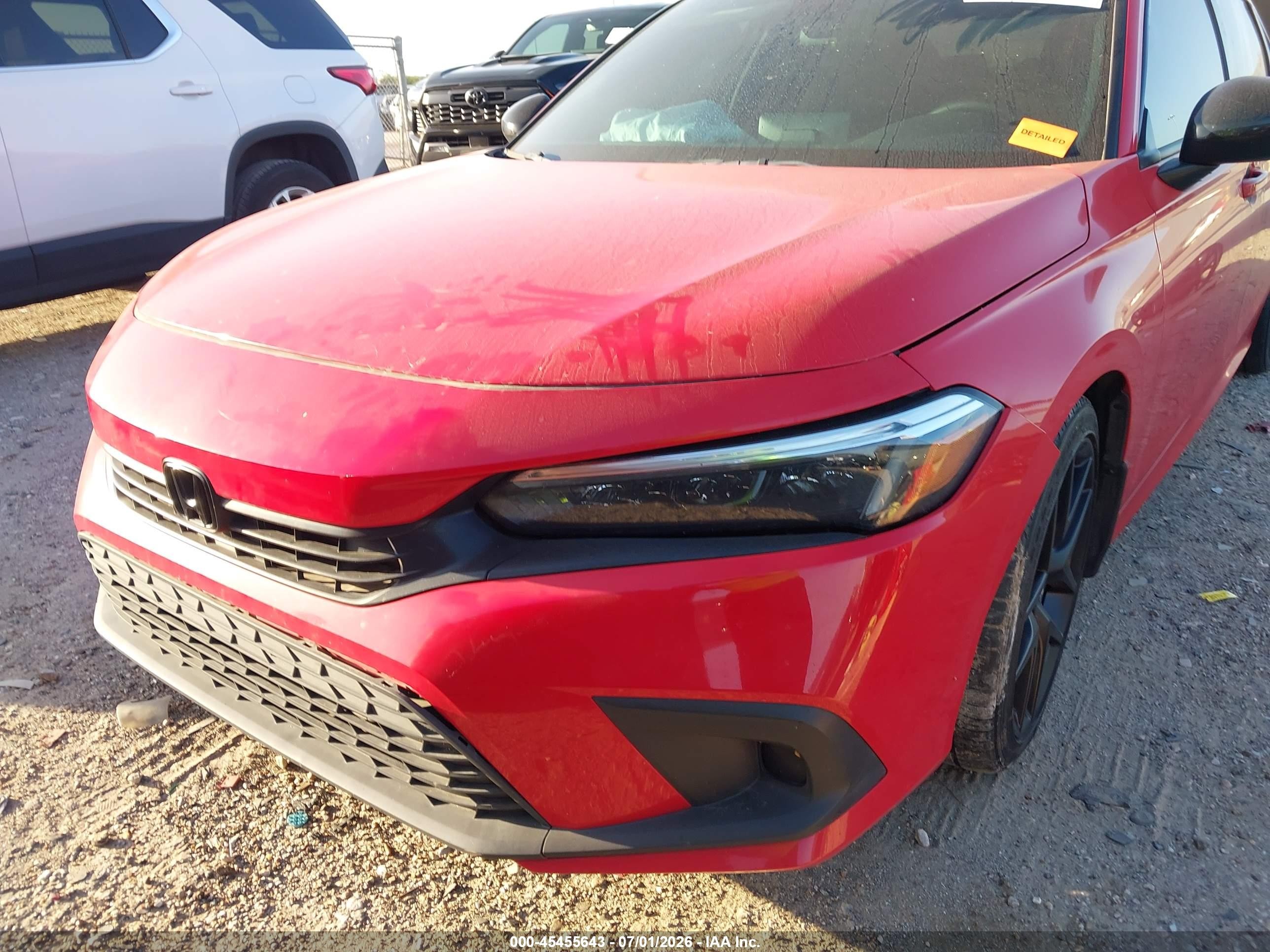 2024 Honda Civic Sport Red vin: 2HGFE2F51RH555740