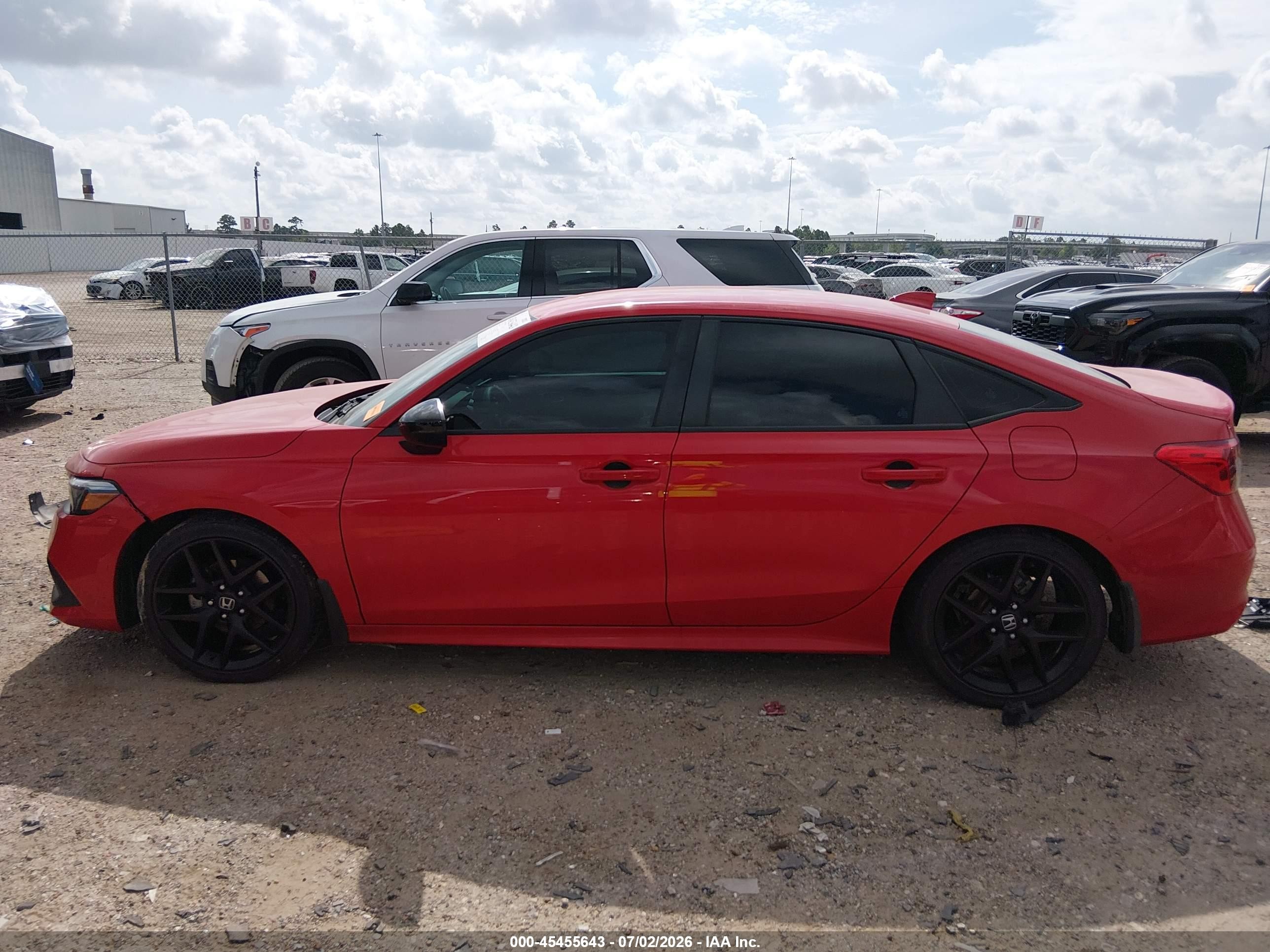 2024 Honda Civic Sport Red vin: 2HGFE2F51RH555740