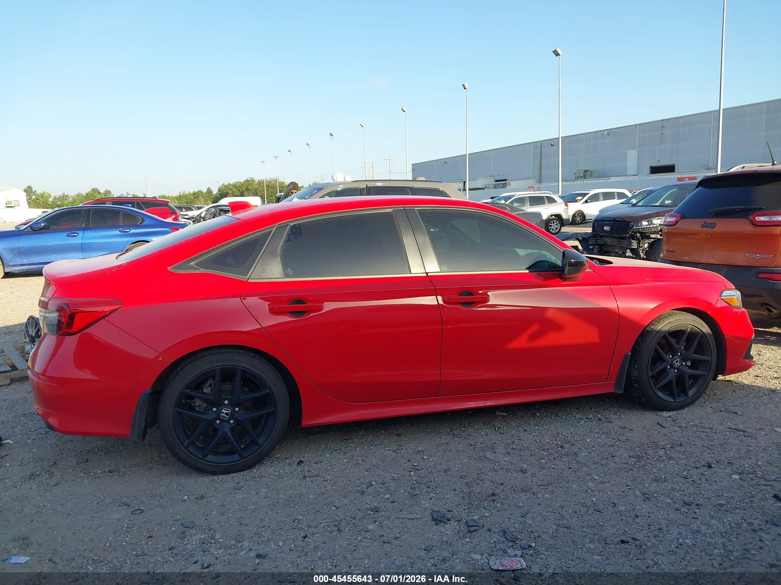 2024 Honda Civic Sport Red vin: 2HGFE2F51RH555740