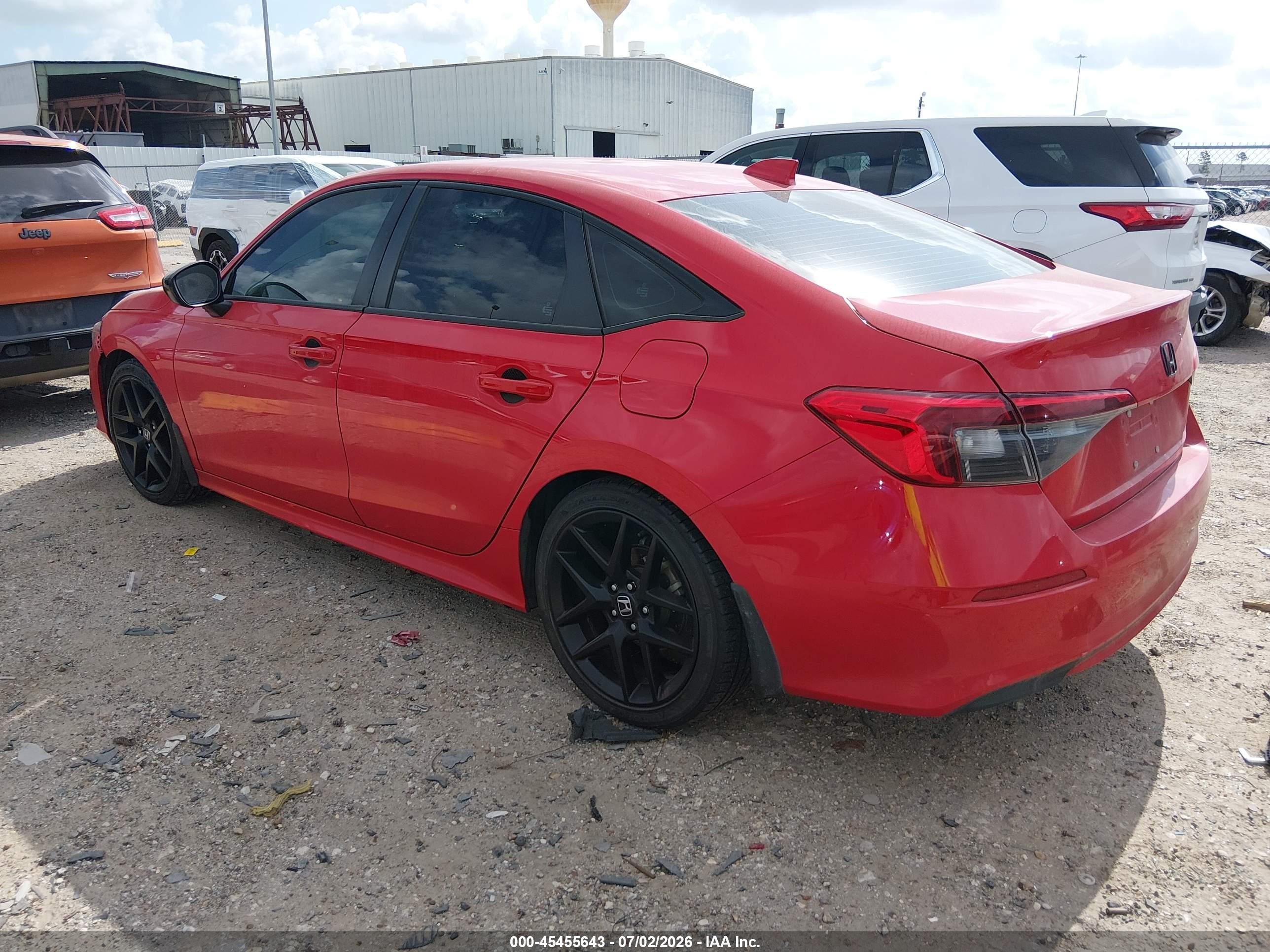 2024 Honda Civic Sport Red vin: 2HGFE2F51RH555740