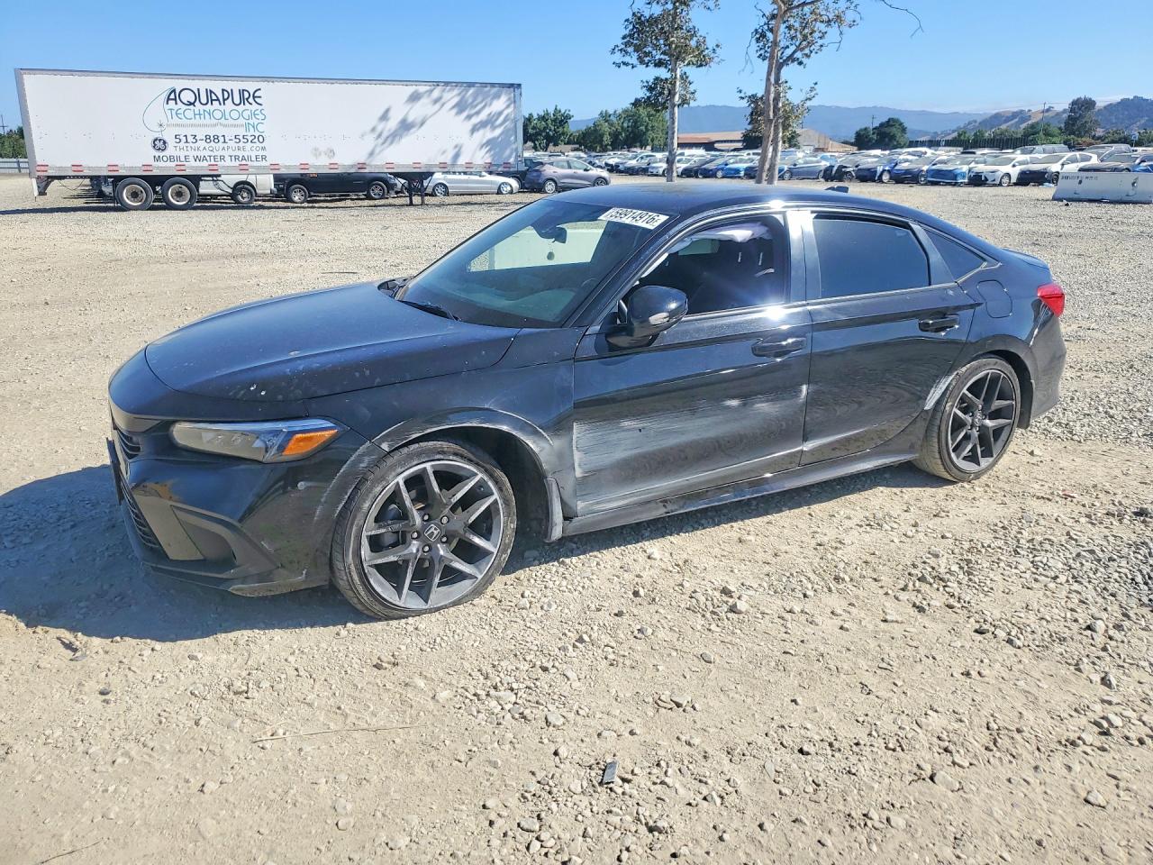 2024 Honda Civic Sport Black vin: 2HGFE2F51RH571663
