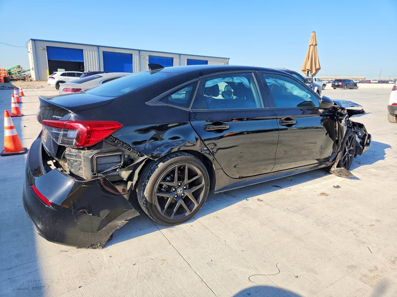 2024 Honda Civic Sport Black vin: 2HGFE2F51RH593081