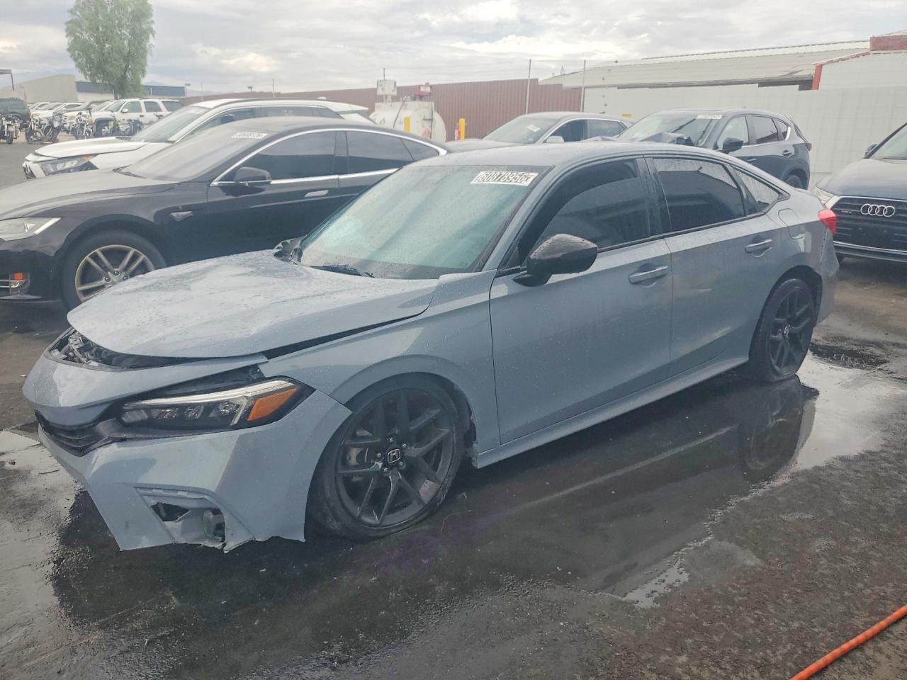 2024 Honda Civic Sport Gray vin: 2HGFE2F51RH595963