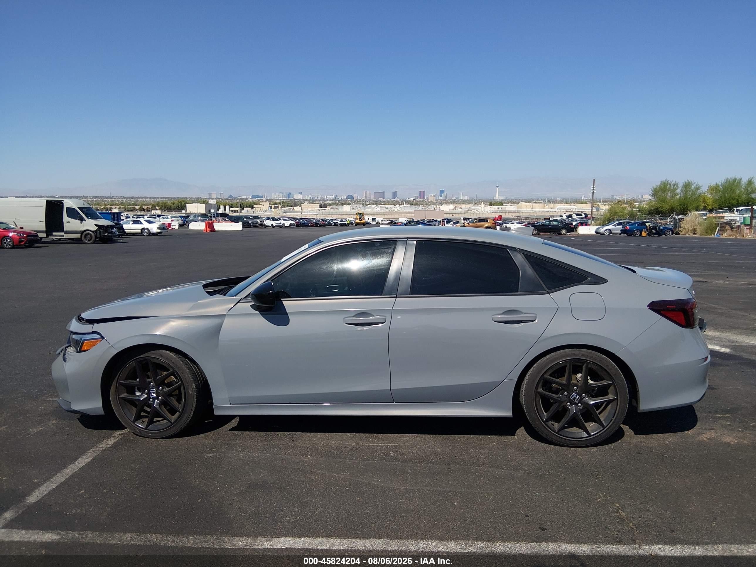 2025 Honda Civic Sport Gray vin: 2HGFE2F51SH549586