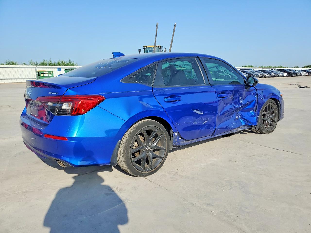 2022 Honda Civic Sport Blue vin: 2HGFE2F52NH556440