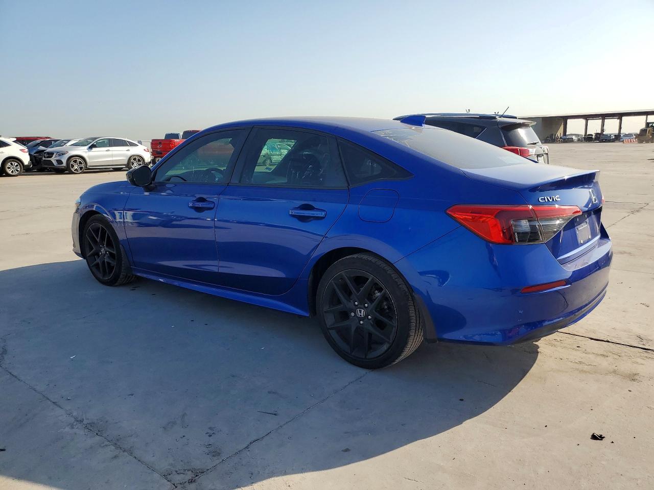 2022 Honda Civic Sport Blue vin: 2HGFE2F52NH556440