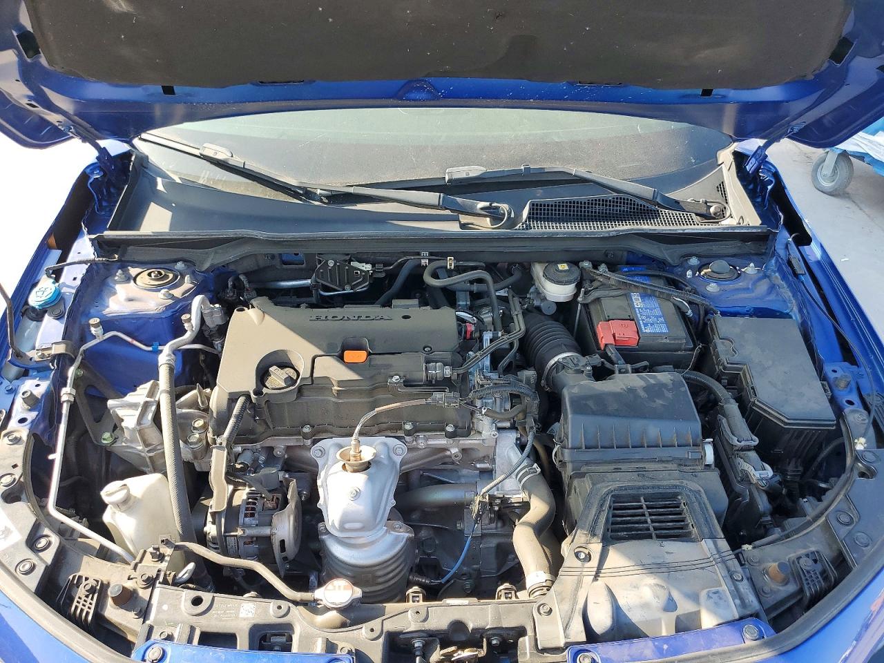 2022 Honda Civic Sport Blue vin: 2HGFE2F52NH556440