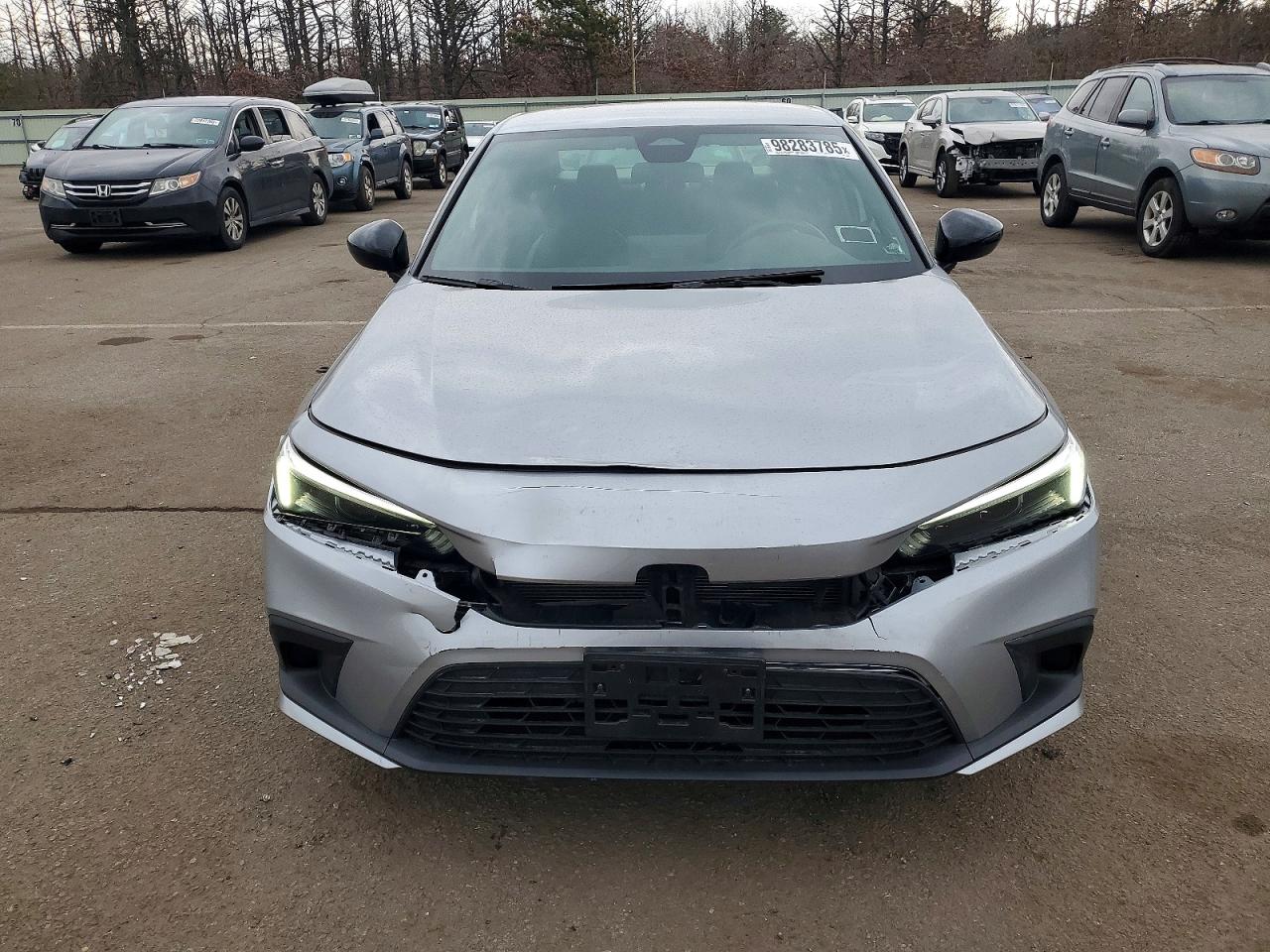 2022 Honda Civic Sport Silver vin: 2HGFE2F52NH607046