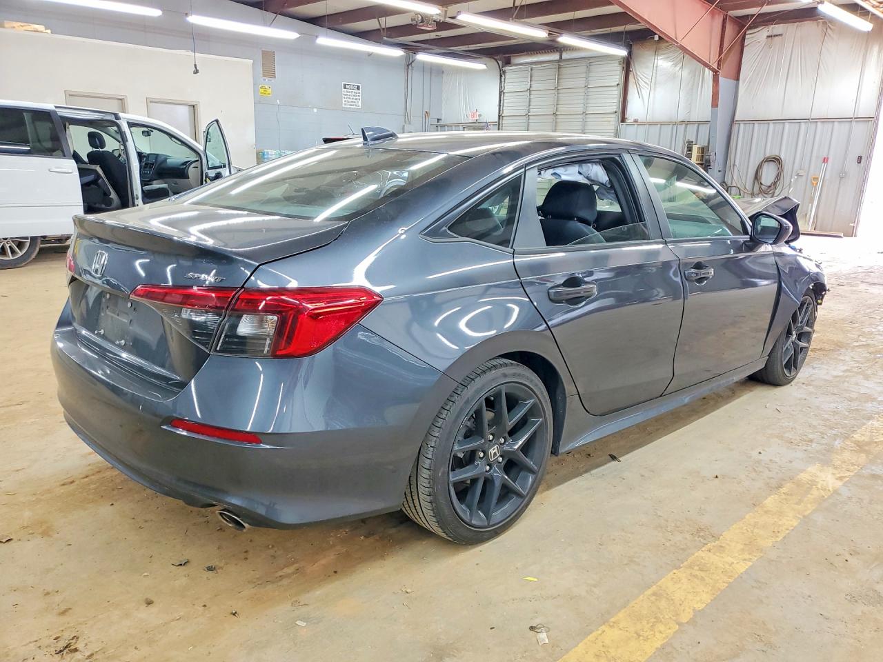 2023 Honda Civic Sport Gray vin: 2HGFE2F52PH559051
