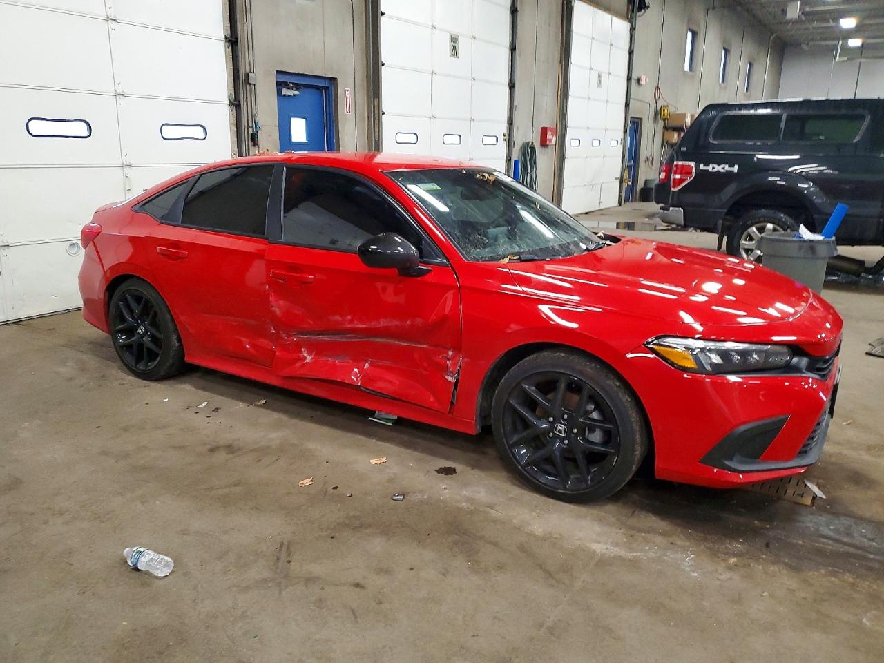2024 Honda Civic Sport Красный vin: 2HGFE2F52RH543337